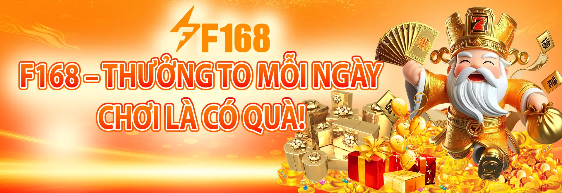 F168 thưởng to mỗi ngày chơi là có quà